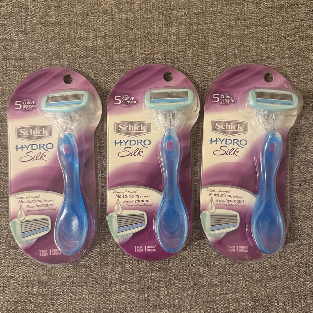 SCHICK Hydro Silk Razor x3